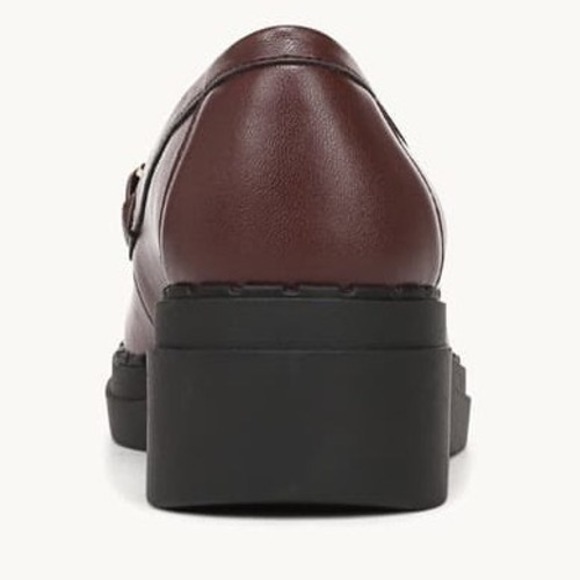 LifeStride Dolce Bit Wedge Loafer Wine Red Faux Leather Womens Sz 9.5 W WIDE New - Picture 8 of 12